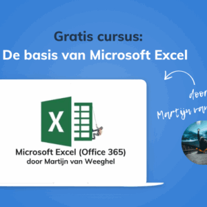 Cursusafbeelding gratis beginnerscursus Excel van Martijn van Weeghel op Soofos