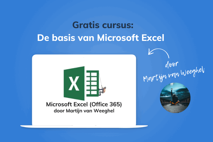 Cursusafbeelding gratis beginnerscursus Excel van Martijn van Weeghel op Soofos