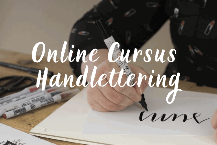 Afbeelding bij online cursus Handletteren op Soofos