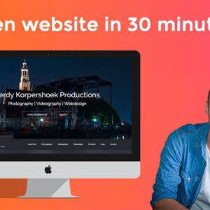 Leer in deze gratis cursus WordPress hoe je binnen 30 minuten een website maakt