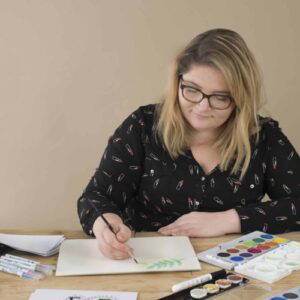 Leer handletteren met kleur in deze online cursus
