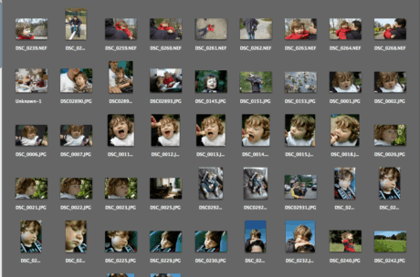 Kinderportretfotografie, denk aan het archiveren van de foto's.