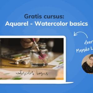 gratis cursus aquarelverf watercolor basics van maaike lauret