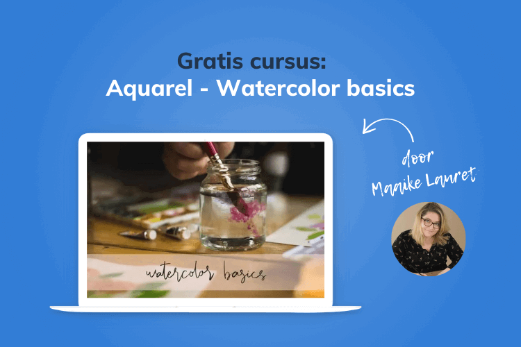 gratis cursus aquarelverf watercolor basics van maaike lauret
