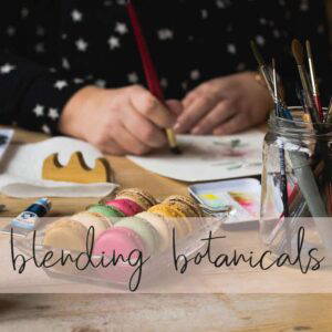 Online cursus aquarel Blending botanicals