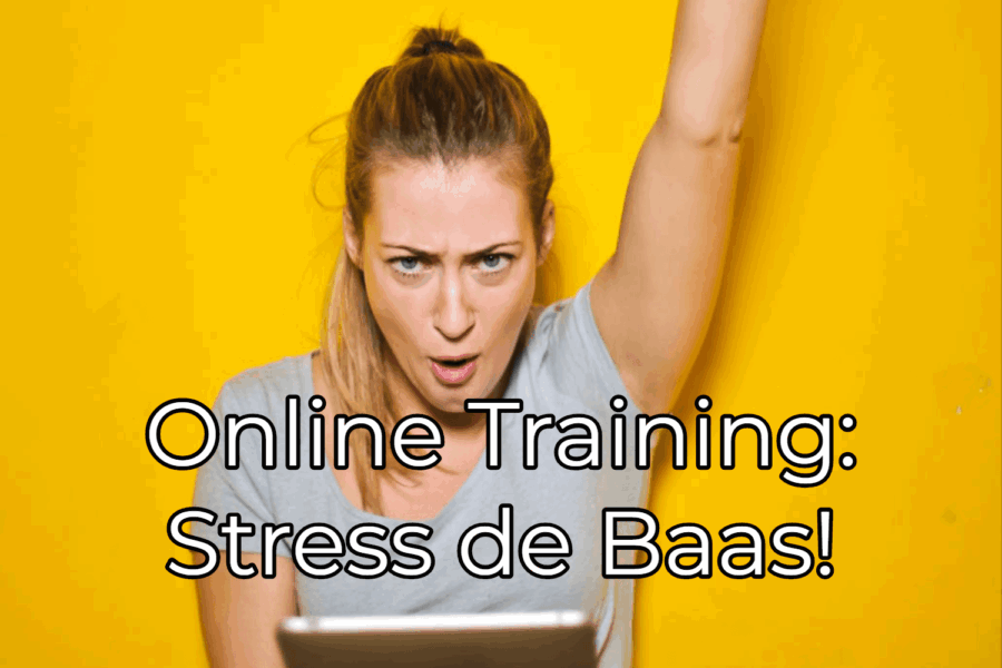 Leer stress de baas te worden in deze online training