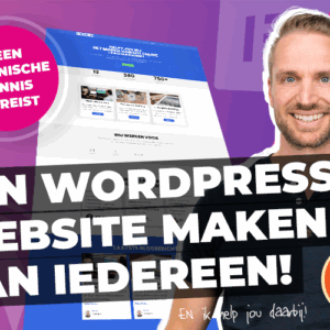 Decoratieve afbeelding voor een WordPress cursus.