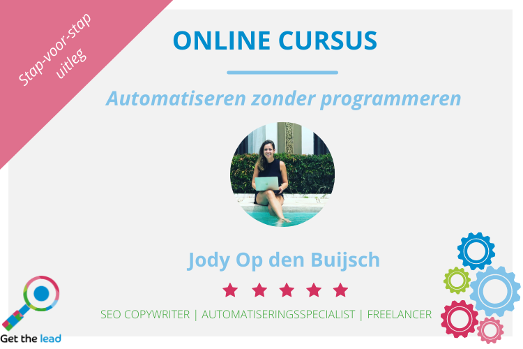 Cursus afbeelding automatiseren zonder programmeren
