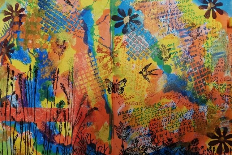 Online cursus zelf een art journal maken
