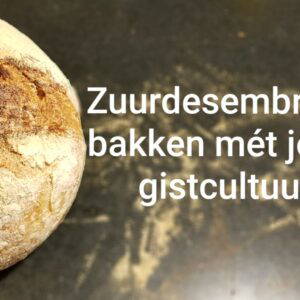 In de cursus Zuurdesem broden bakken leer je alles over het bakken van zuurdesembrood met je eigen gistcultuur