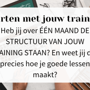 Leer hoe je jouw eigen online training kunt maken