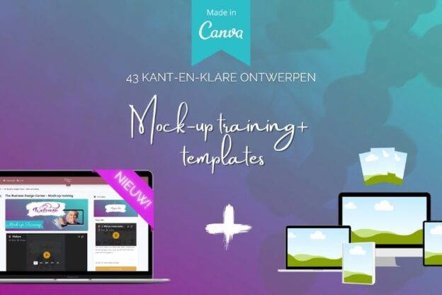 In deze online cursus leer je snel hoe je mockups kunt maken in canva