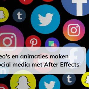 In deze online cursus leer je hoe je video's en animaties kunt maken met Adobe After Effects die je kunt gebruiken voor social media
