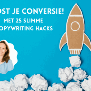 Online cursus: Boost je conversie! met 25 slimme copywriting hacks