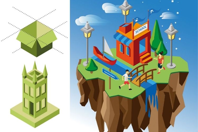 Leer hoe je isometrische illustraties kunt maken met Adobe Illustrator
