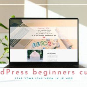 In deze online cursus leer je hoe je je eigen website kunt maken in Wordpress