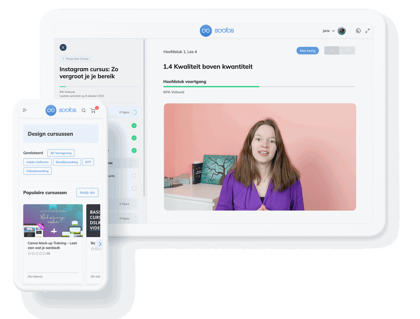 Volledig online leerplatform