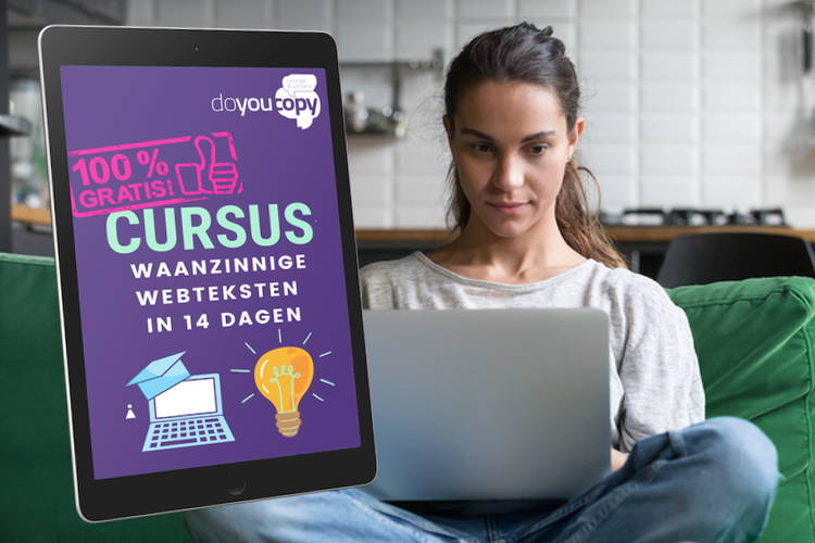 In deze cursus krijg je concrete tips om je webteksten te verbeteren