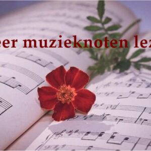 In deze online cursus leer je bladmuziek, of noten lezen