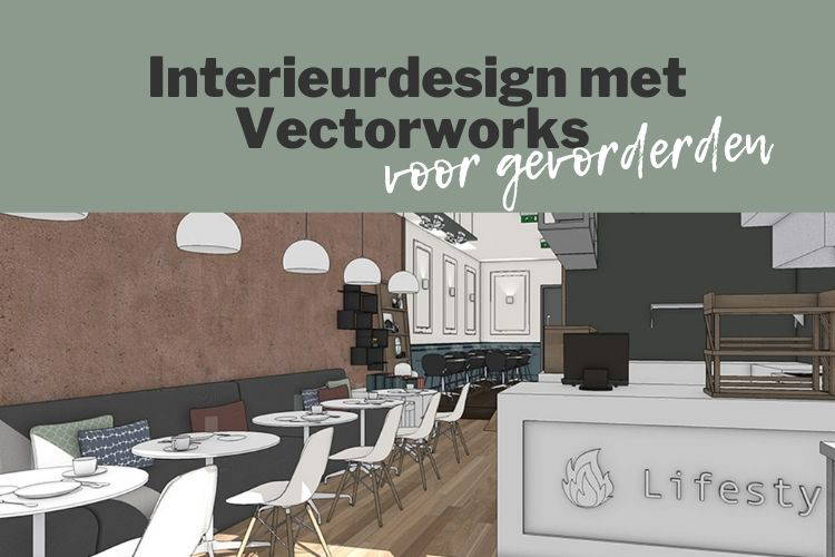 In deze cursus leer je sneller en beter werken met vectorworks zodat je jouw design en interieur ontwerpen kunt presenteren aan je klant