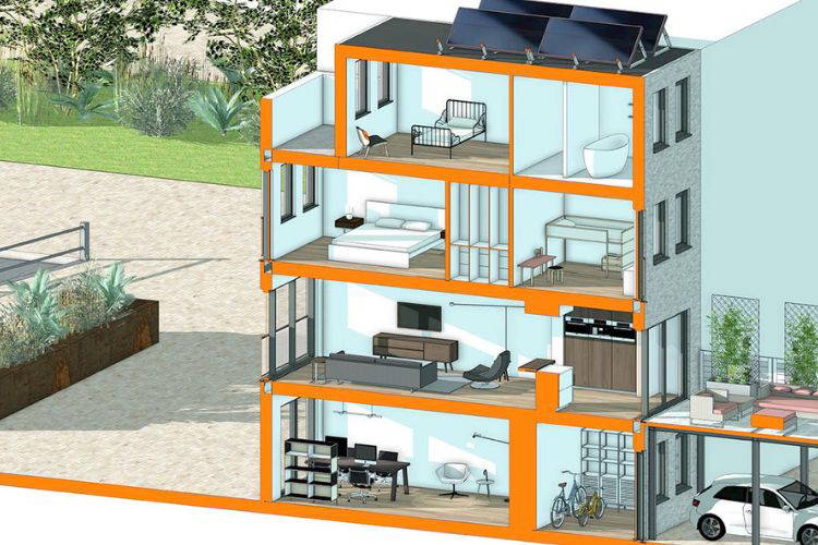 In dit onderdeel leer je hoe je verdiepingen bouwt met vectorworks