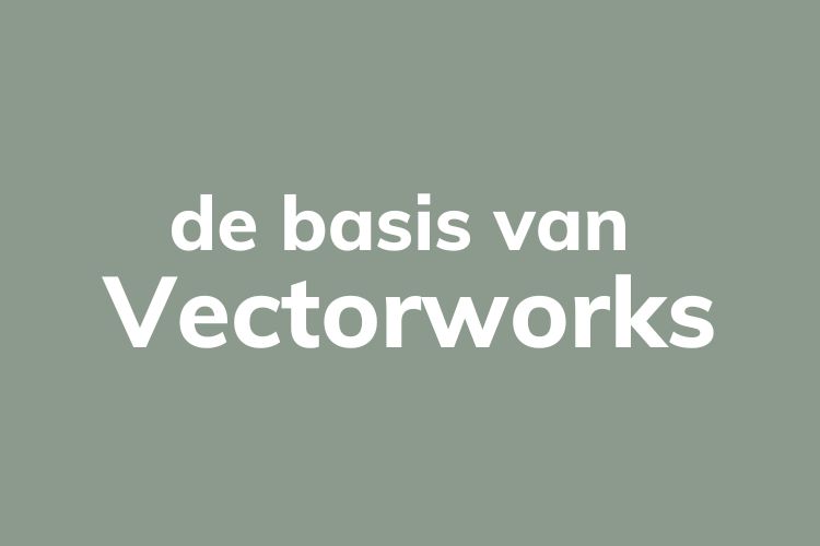 in dit onderdeel van het interieurdesign traject leer je de basis van het programma vectorworks