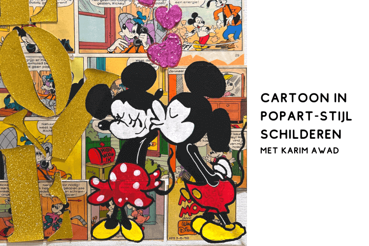 Cursusafbeelding cursus Cartoon schilderen in popart stijl met Karim Awad op Soofos