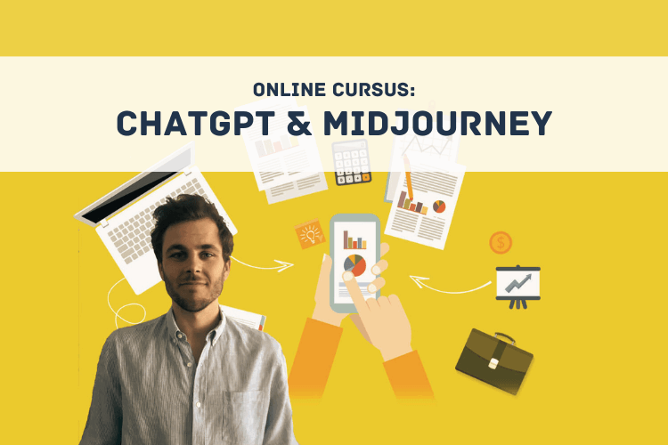 Cursusafbeelding online cursus Chatgpt en Midjourney door Paul Bakker op Soofos