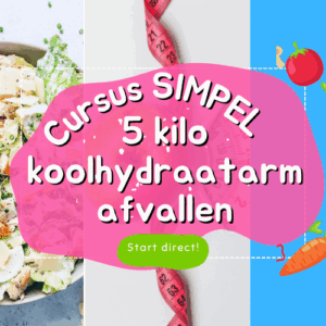 Cursus simpel 5 kilo koolhydraatarm afvallen