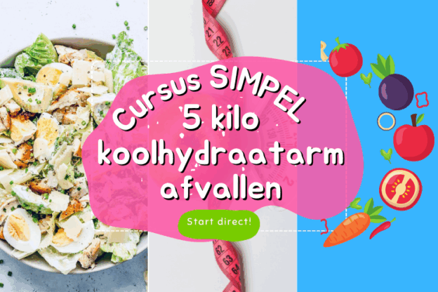 Cursus simpel 5 kilo koolhydraatarm afvallen