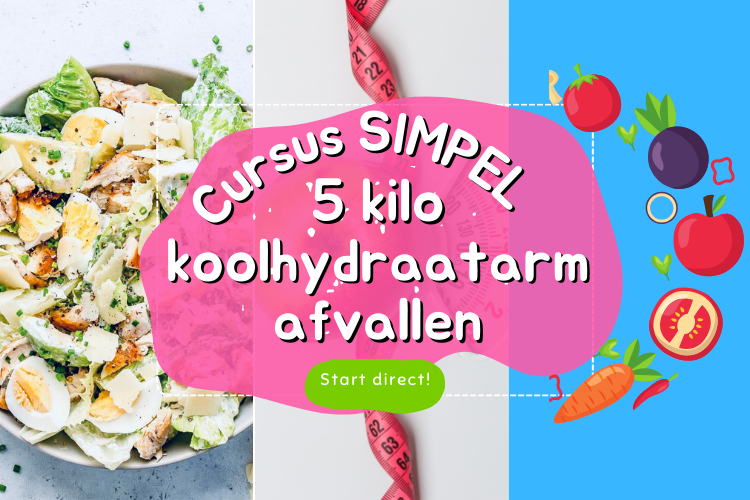 Cursus simpel 5 kilo koolhydraatarm afvallen