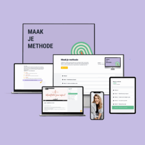 Cursusafbeelding online cursus Maak je eigen Methode van Jette van Duijn op Soofos