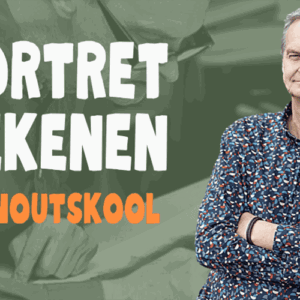 Afbeelding voor online cursus Portrettekenen in houtskool op Soofos