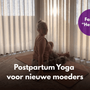 Afbeelding bij online cursus Postpartum yoga voor nieuwe moeders op Soofos