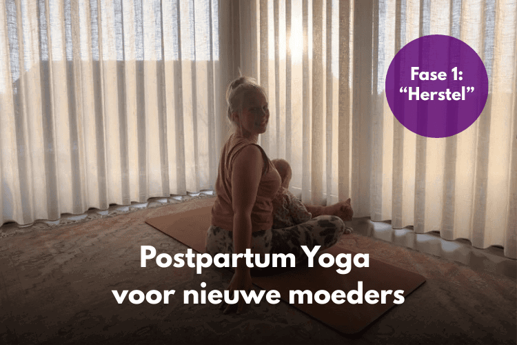 Afbeelding bij online cursus Postpartum yoga voor nieuwe moeders op Soofos