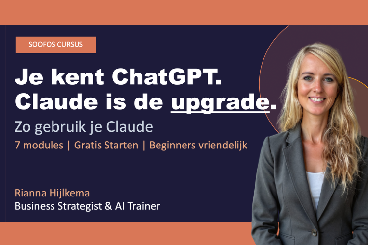 soofos cursus chatgpt upgrade is claude - rianna hijlkema