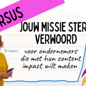 Afbeelding bij online cursus waardevolle content maken op Soofos