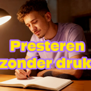 Afbeelding bij online cursus 30 dagen presteren onder rust