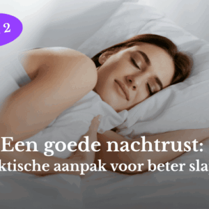 Cursusafbeelding bij online cursus Praktische aanpak voor beter slapen door Monique Goudappel op Soofos