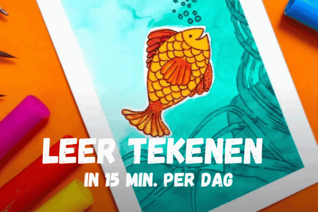 Afbeelding bij online cursus Leer tekenen in 15 min per dag door Annelon Geluk op Soofos