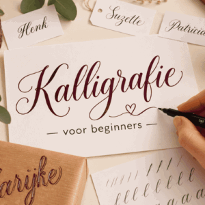 Cursusafbeelding bij cursus kalligrafie voor beginners van Annelon Geluk op Soofos